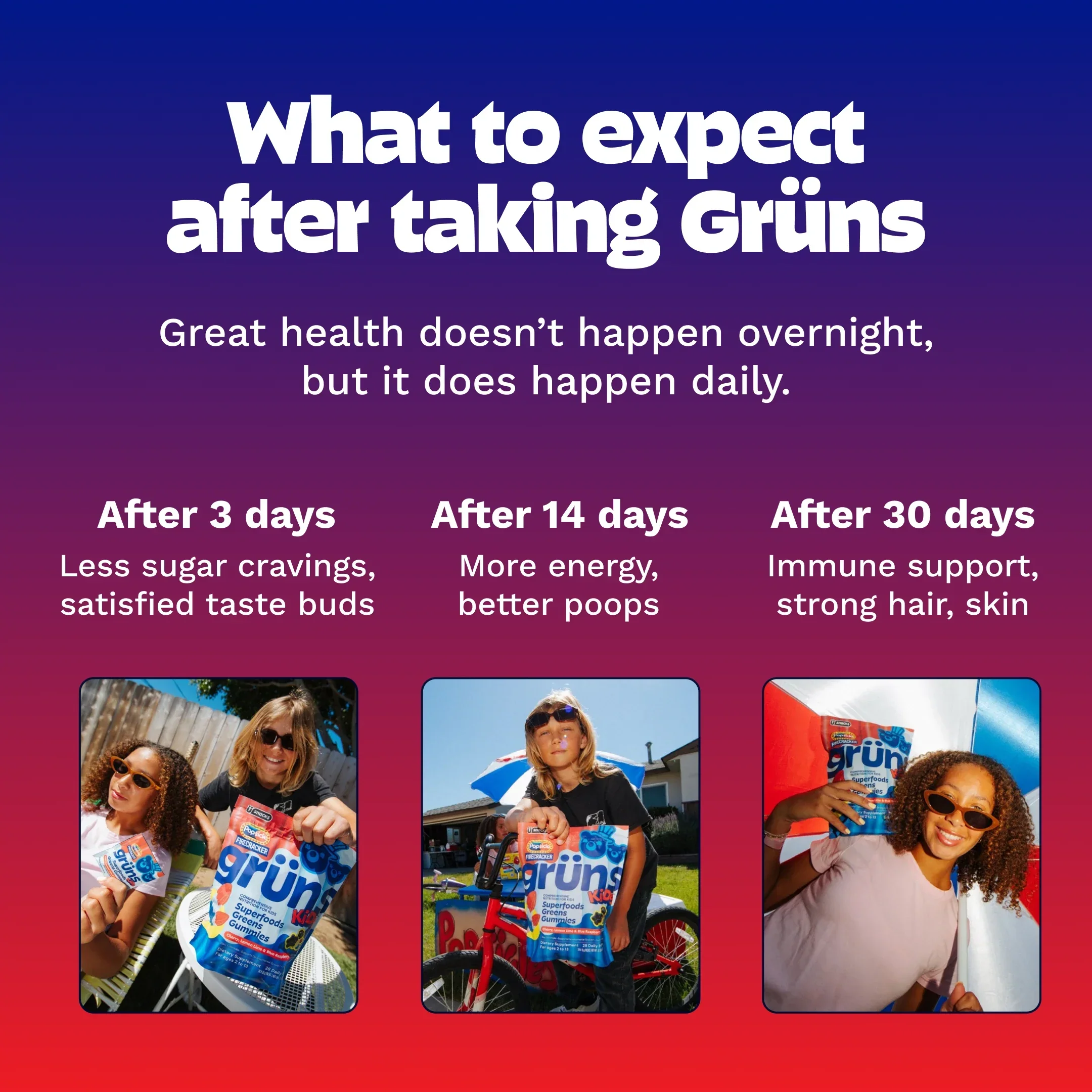 Popsicle® Firecracker Grüns Kids - Daily Bite