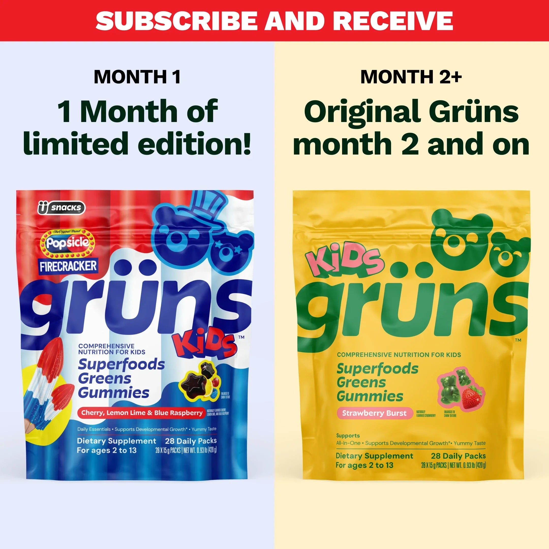 Popsicle® Firecracker Grüns Kids - Seasonal Pick